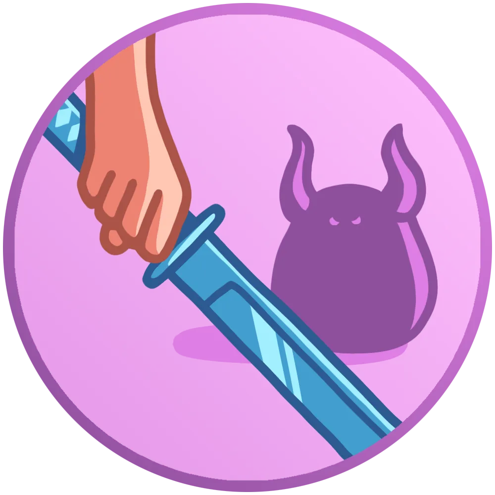 Monster-hunter badge