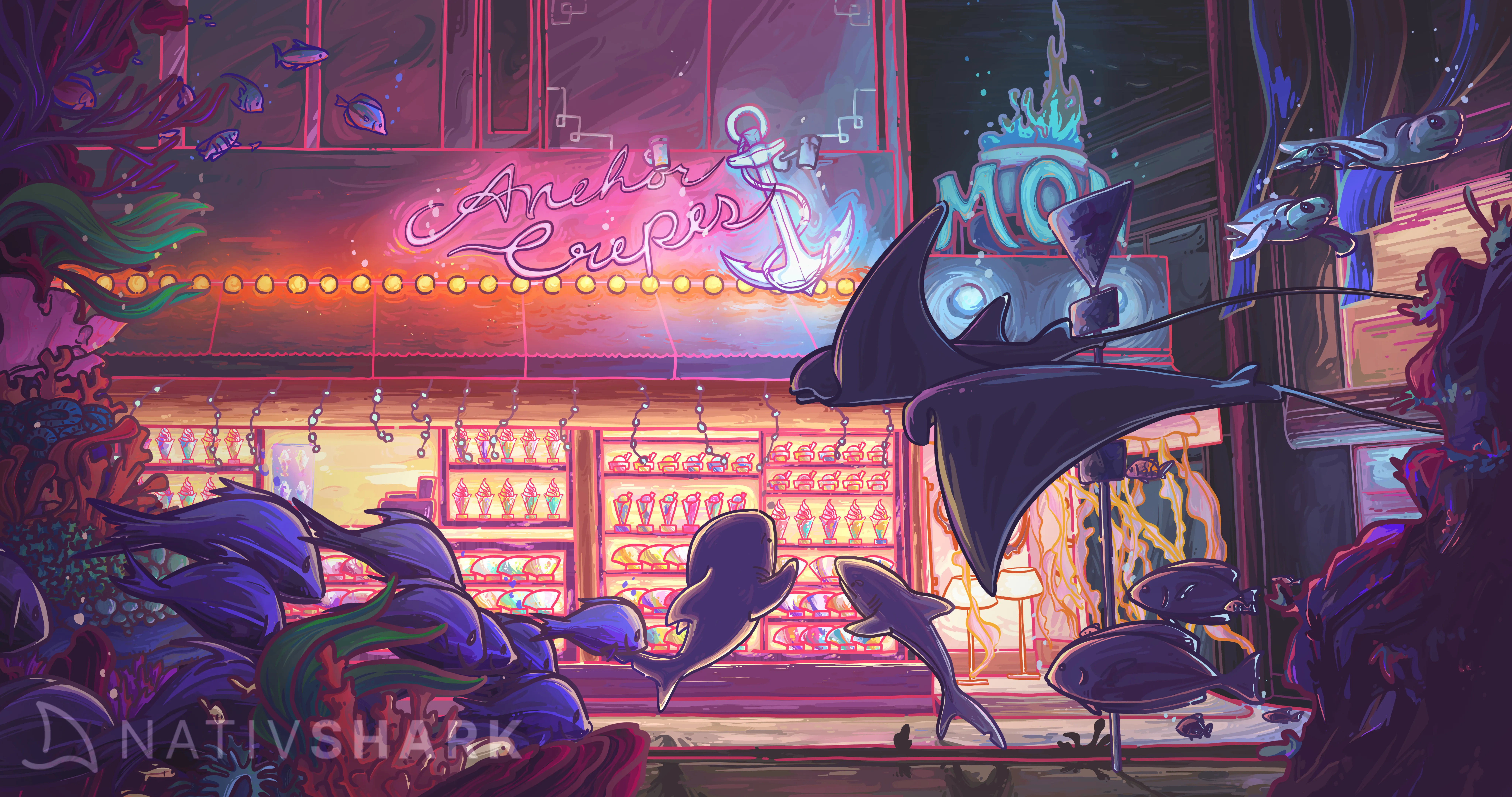 under-water crepe shop