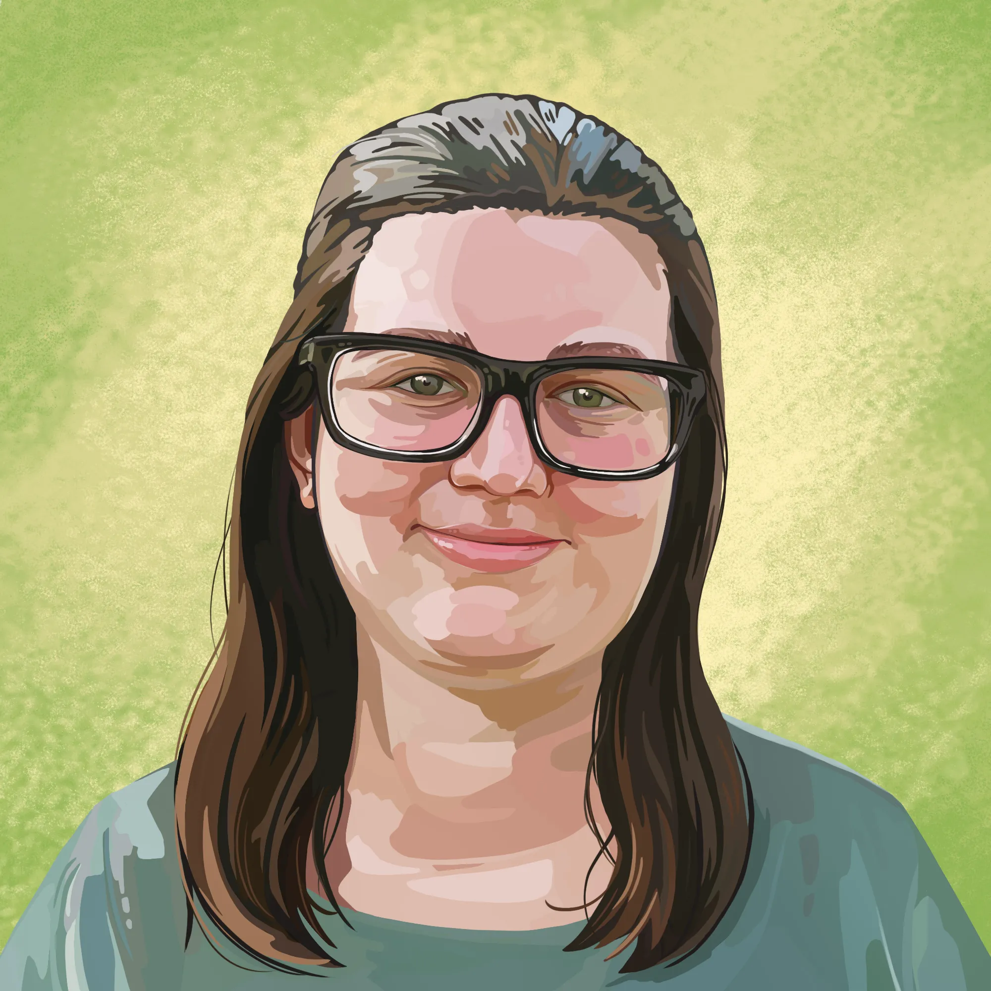 Portrait illustation of Dalyn