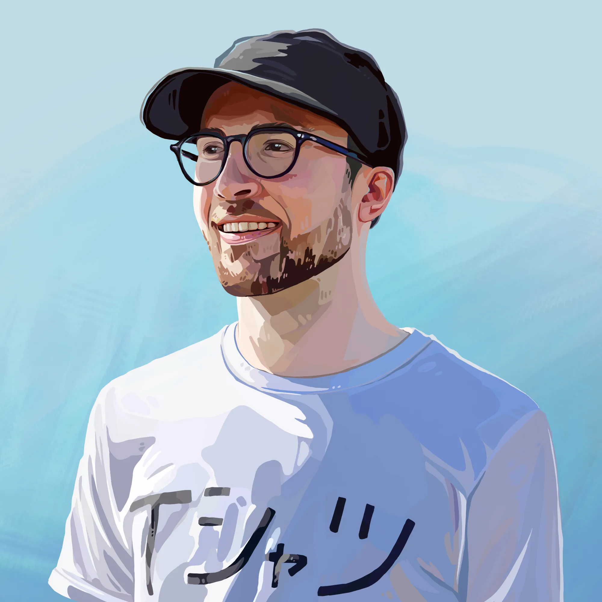 Portrait illustation of Ty